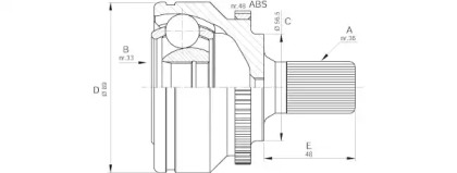 OPEN PARTS CVJ5590.10