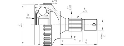 OPEN PARTS CVJ5593.10