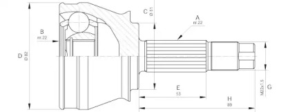 OPEN PARTS CVJ5595.10