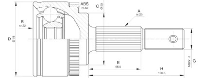 OPEN PARTS CVJ5596.10