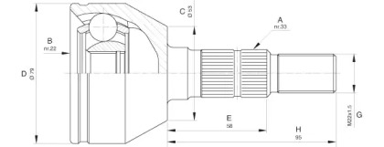 OPEN PARTS CVJ5598.10