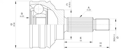 OPEN PARTS CVJ5599.10