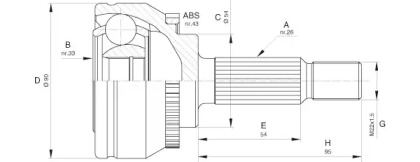 OPEN PARTS CVJ5600.10