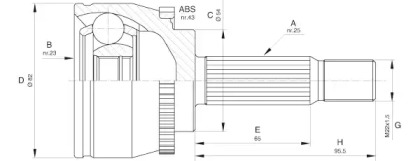 OPEN PARTS CVJ5601.10