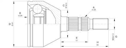 OPEN PARTS CVJ5603.10