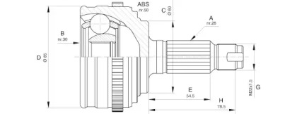 OPEN PARTS CVJ5605.10