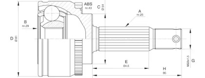 OPEN PARTS CVJ5607.10