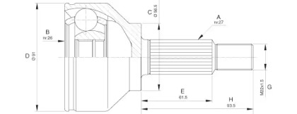 OPEN PARTS CVJ5620.10