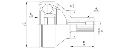 OPEN PARTS CVJ5623.10