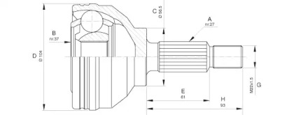 OPEN PARTS CVJ5627.10