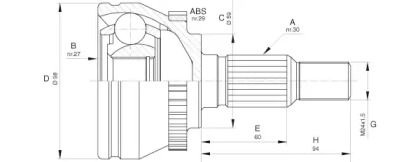 OPEN PARTS CVJ5636.10