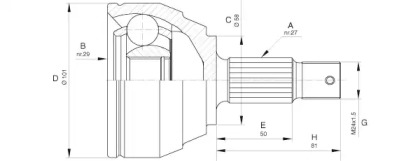 OPEN PARTS CVJ5639.10