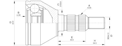 OPEN PARTS CVJ5641.10