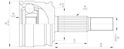 OPEN PARTS CVJ5642.10