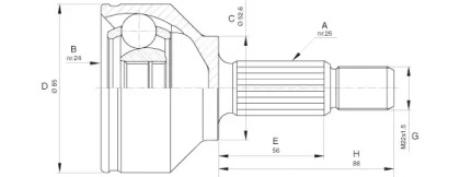 OPEN PARTS CVJ5644.10