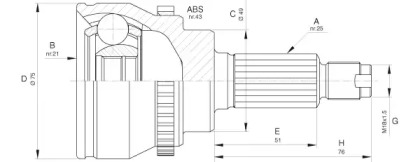 OPEN PARTS CVJ5648.10