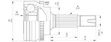 OPEN PARTS CVJ5649.10