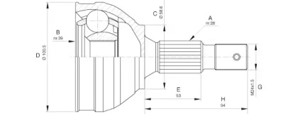 OPEN PARTS CVJ5653.10