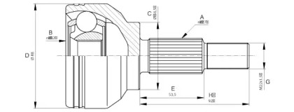 OPEN PARTS CVJ5672.10