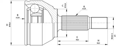 OPEN PARTS CVJ5681.10