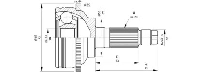 OPEN PARTS CVJ5696.10