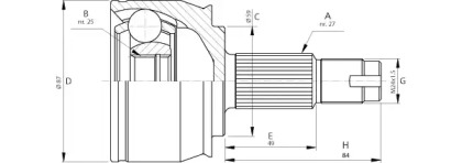 OPEN PARTS CVJ5708.10