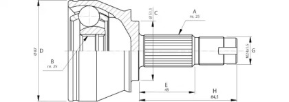 OPEN PARTS CVJ5709.10