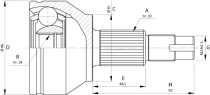 OPEN PARTS CVJ5720.10