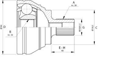 OPEN PARTS CVJ5722.10