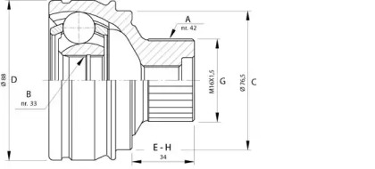 OPEN PARTS CVJ5723.10