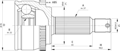 OPEN PARTS CVJ5725.10