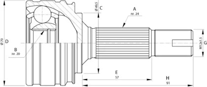 OPEN PARTS CVJ5730.10