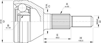 OPEN PARTS CVJ5737.10