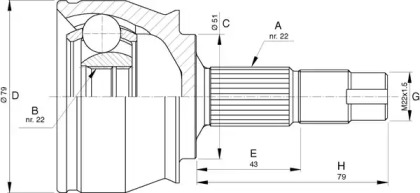 OPEN PARTS CVJ5742.10