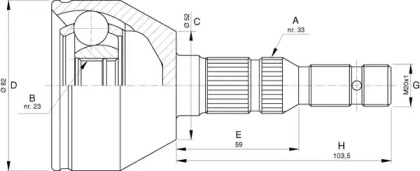 OPEN PARTS CVJ5750.10