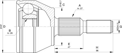 OPEN PARTS CVJ5751.10