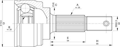 OPEN PARTS CVJ5752.10