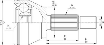 OPEN PARTS CVJ5757.10
