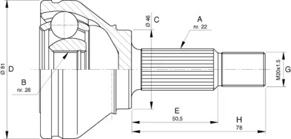 OPEN PARTS CVJ5760.10