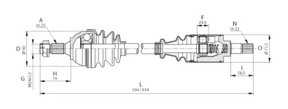 OPEN PARTS DRS6040.00