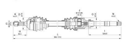 OPEN PARTS DRS6154.00