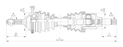 OPEN PARTS DRS6194.00