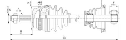 OPEN PARTS DRS6212.00