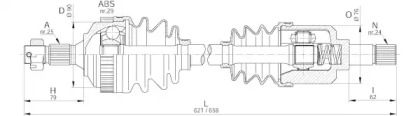 OPEN PARTS DRS6220.00