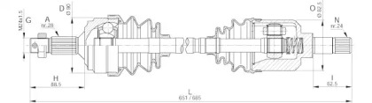 OPEN PARTS DRS6254.00