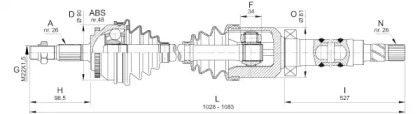 OPEN PARTS DRS6328.00