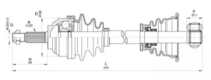 OPEN PARTS DRS6361.00