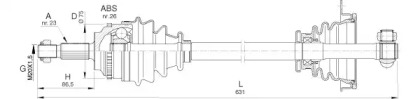 OPEN PARTS DRS6399.00