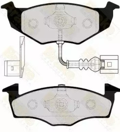 BRAKE ENGINEERING PA1607