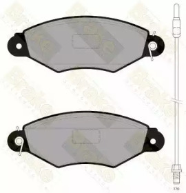 BRAKE ENGINEERING PA1822